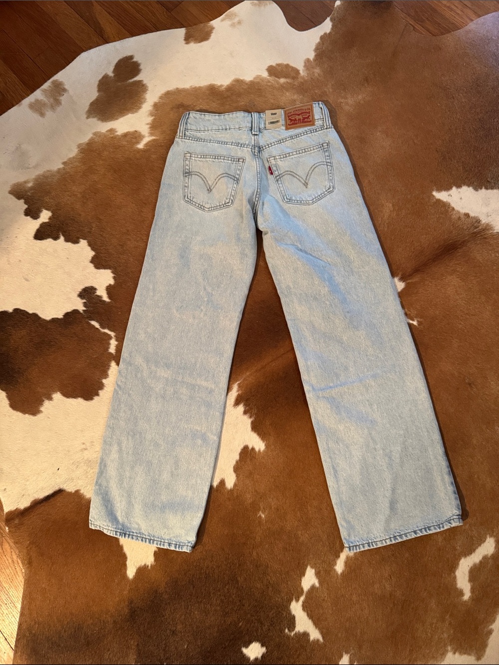 NWT Levi’s Superlow Loose Wide Leg Jeans 25 - Picture 3 of 5